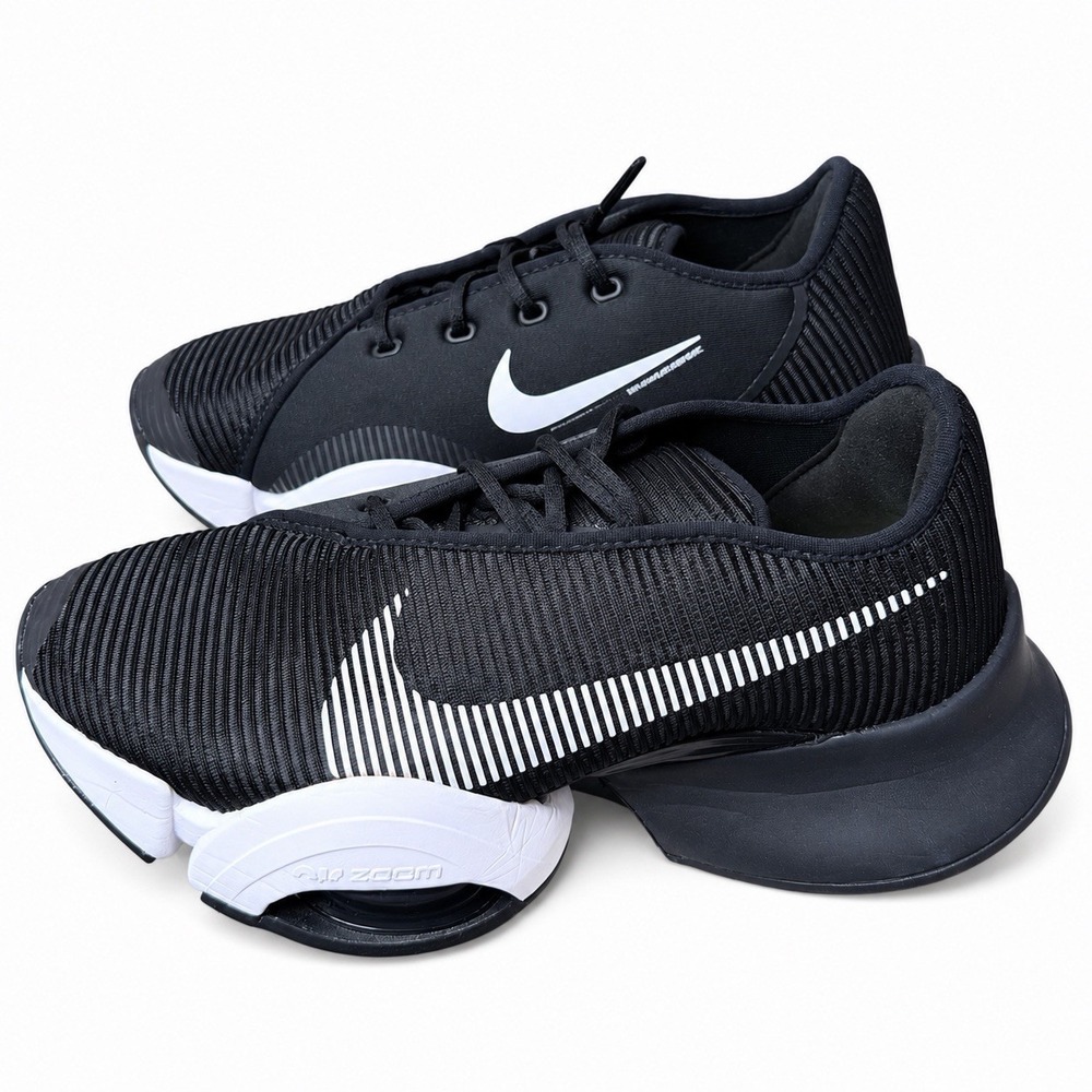 Nike Air Zoom SuperRep 2 Black White CU5925-001 Women's Size 6 Training Shoes
